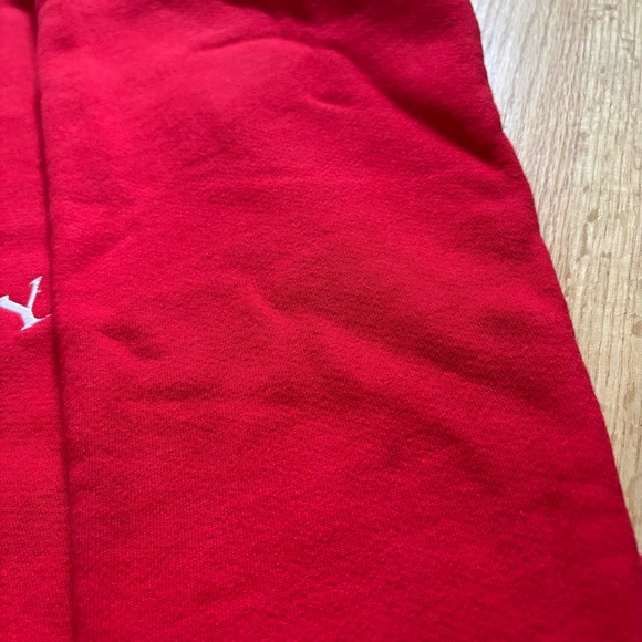 Vintage Jansport Rutgers University Pullover Sweatshirt White 90s Medium Red - Picture 5 of 8